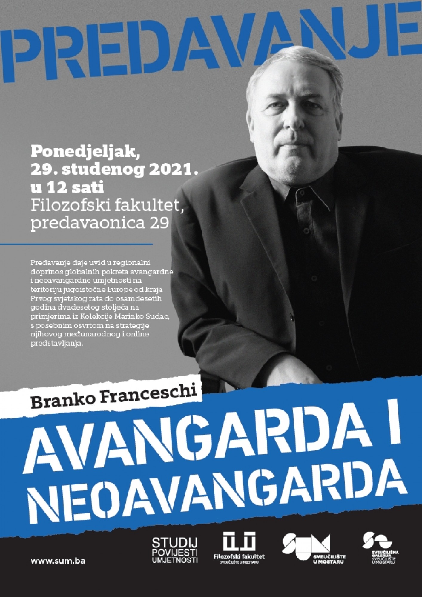 Avangarda i neoavangarda Branko Franceschi 2021